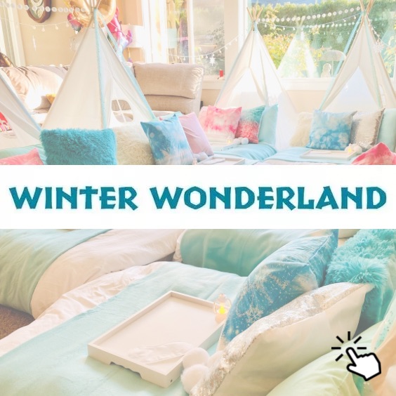 Frozen birthday party sleepover in Salem and Portland Oregon