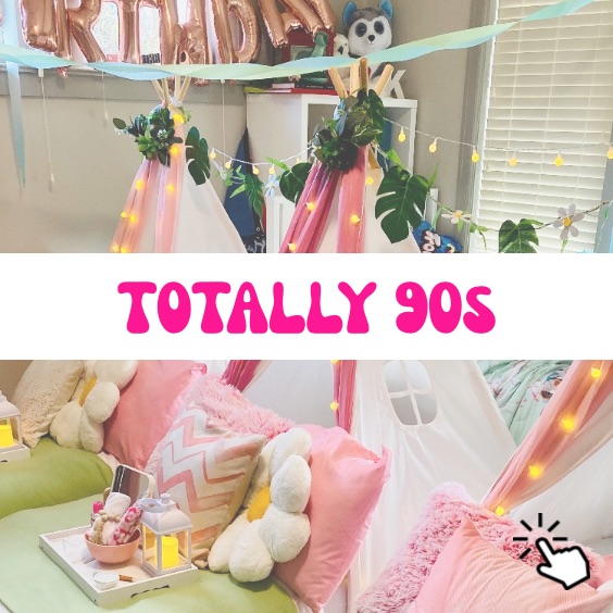 90s theme party sleepover in Salem Oregon, Portland Oregon 90s party